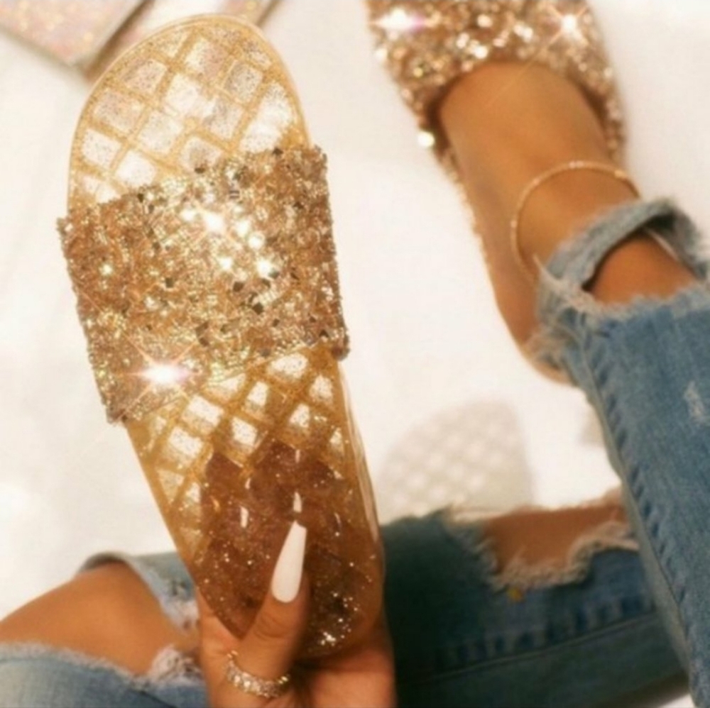 Embellished Jelly Slides